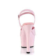 ASPIRE-609 Baby Pink Patent/Baby Pink Platform Sandal Pleaser US Size (Women's): 5