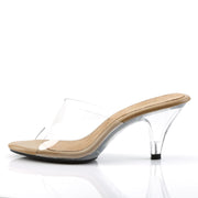 BELLE-301 Clear-Tan/Clear CURRENT Fabulicious US Size (Women's): 5