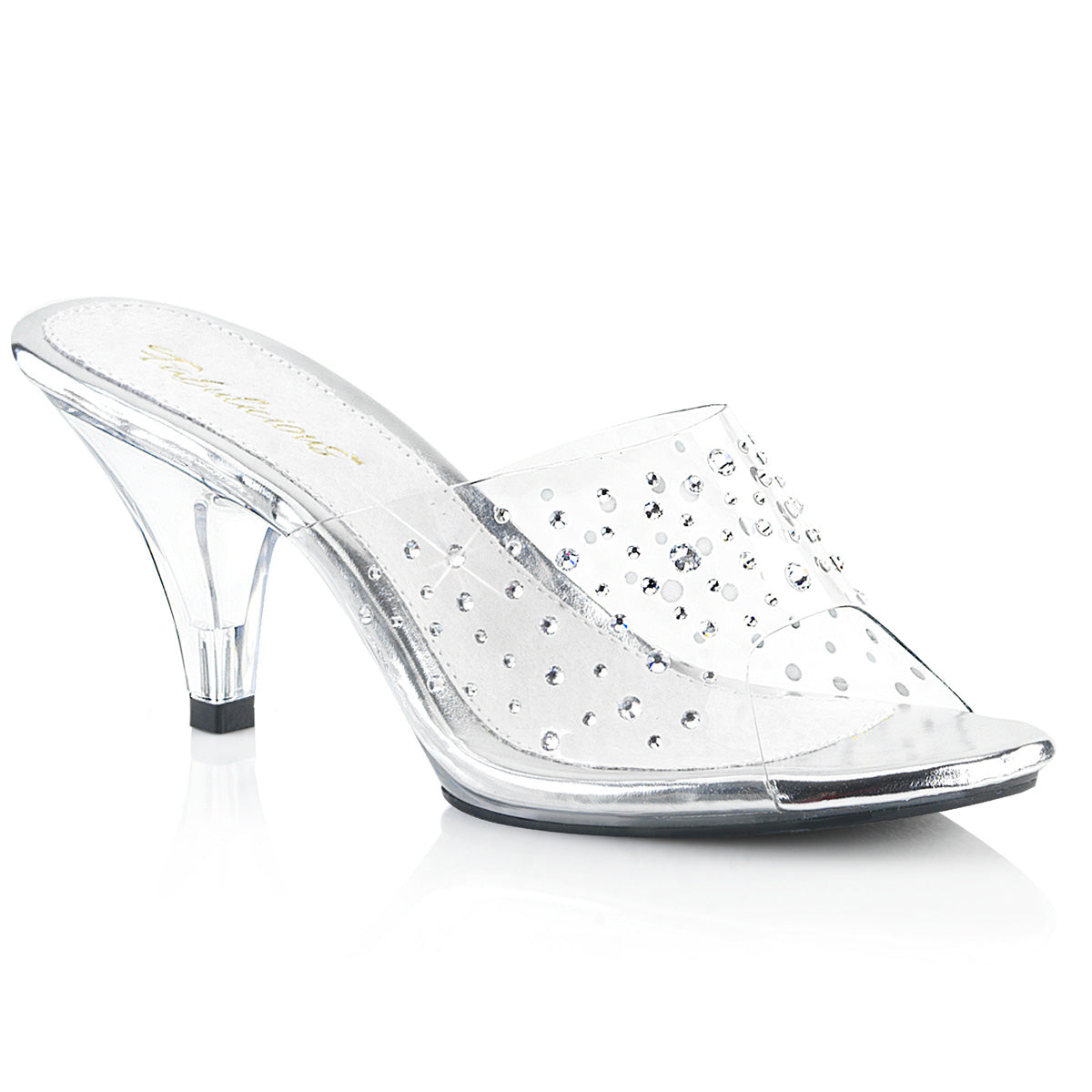 Denise 69 Clear Heeled Sandals – Vivianly Shoes