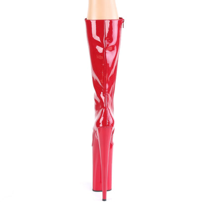 BEYOND-2020 Red Patent Knee Boot Pleaser