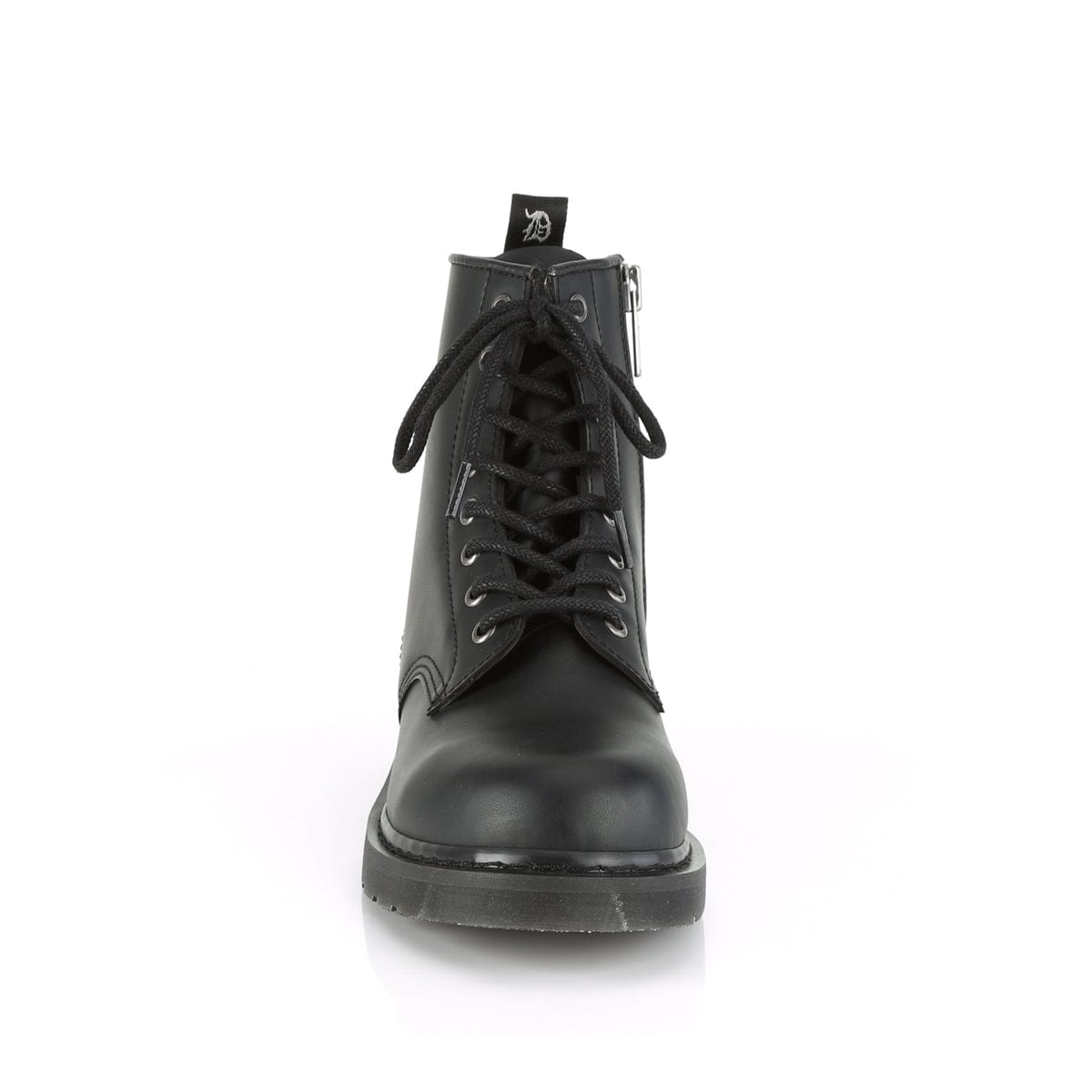 BOLT-100 Black Vegan Leather Mid-Calf Boot Demonia US Size (Unisex/Men's): 4