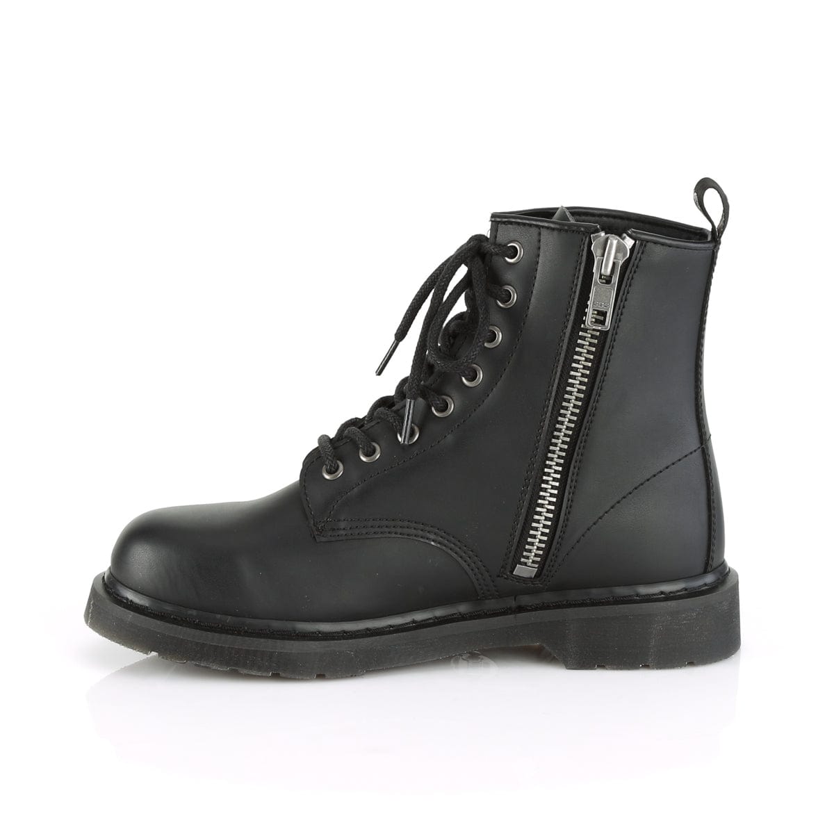 BOLT-100 Black Vegan Leather Mid-Calf Boot Demonia US Size (Unisex/Men's): 4