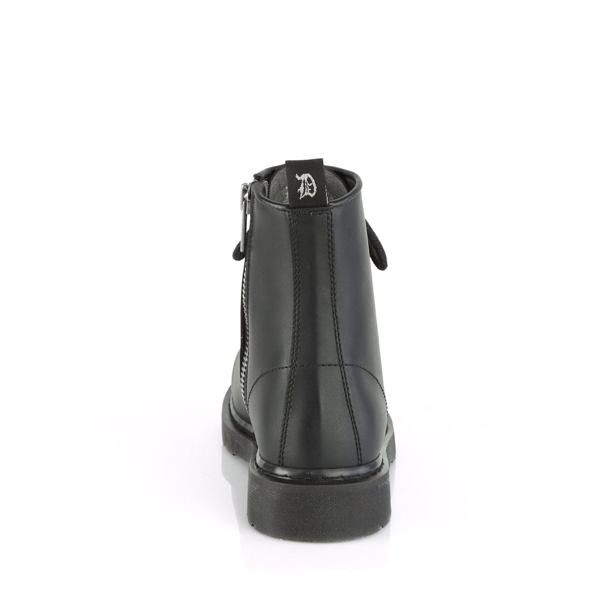 BOLT-100 Black Vegan Leather Mid-Calf Boot Demonia US Size (Unisex/Men's): 4