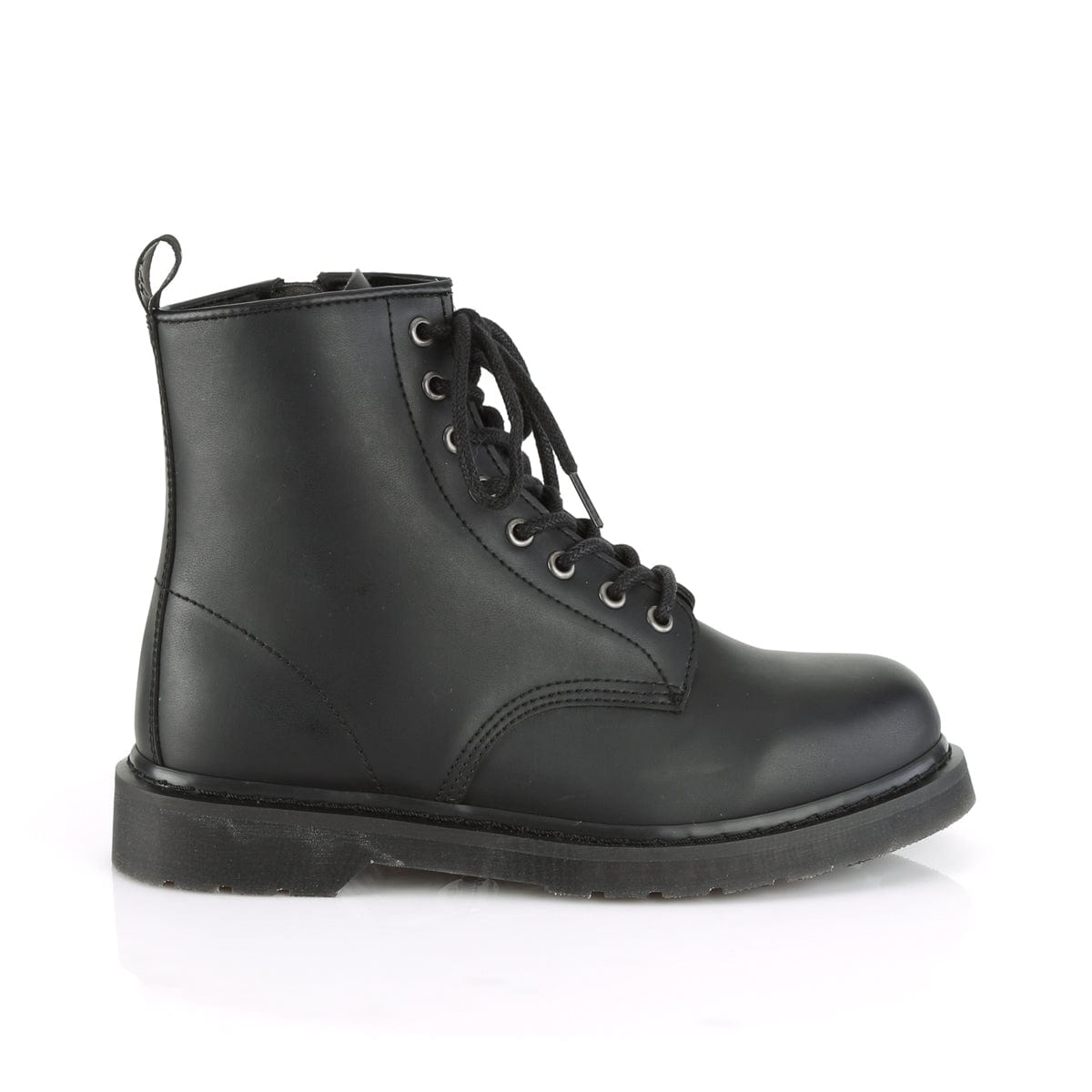 BOLT-100 Black Vegan Leather Mid-Calf Boot Demonia US Size (Unisex/Men's): 4