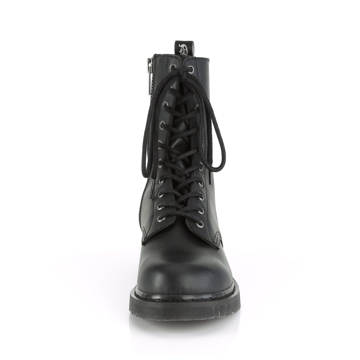 BOLT-200 Black Vegan Leather Mid-Calf Boot Demonia US Size (Unisex/Men's): 4