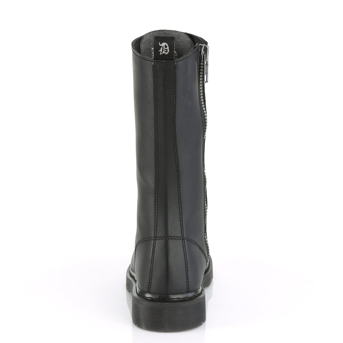 BOLT-300 Black Vegan Leather Mid-Calf Boot Demonia US Size (Unisex/Men's): 4