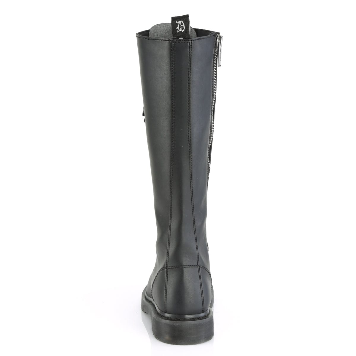 BOLT-400 Black Vegan Leather Combat Boot Demonia US Size (Unisex/Men's): 4