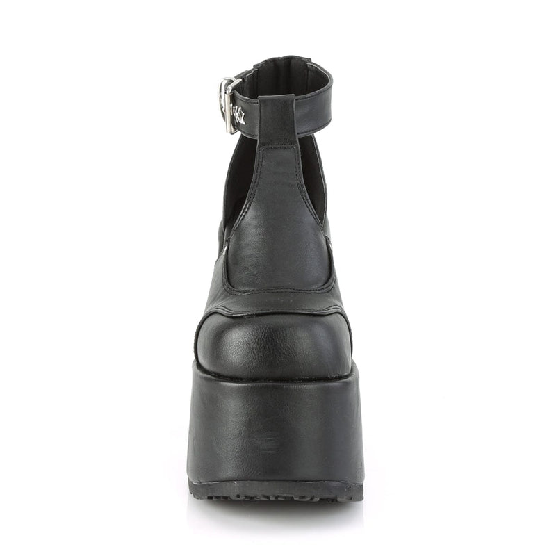 CAMEL-103 Black Vegan Leather Sandal Demonia US Size (Women's): 6