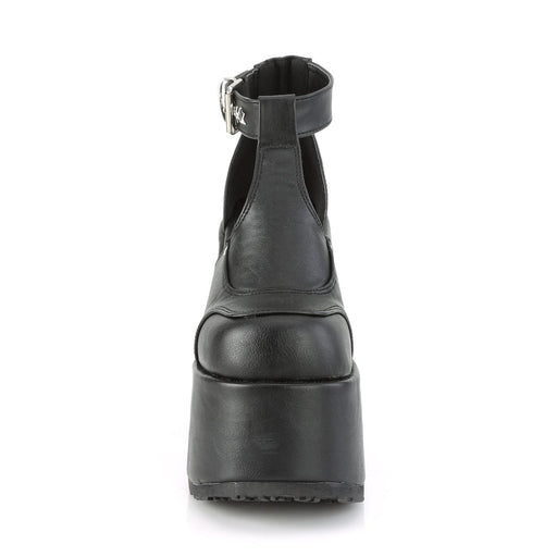 CAMEL-103 Black Vegan Leather Sandal Demonia US Size (Women's): 6