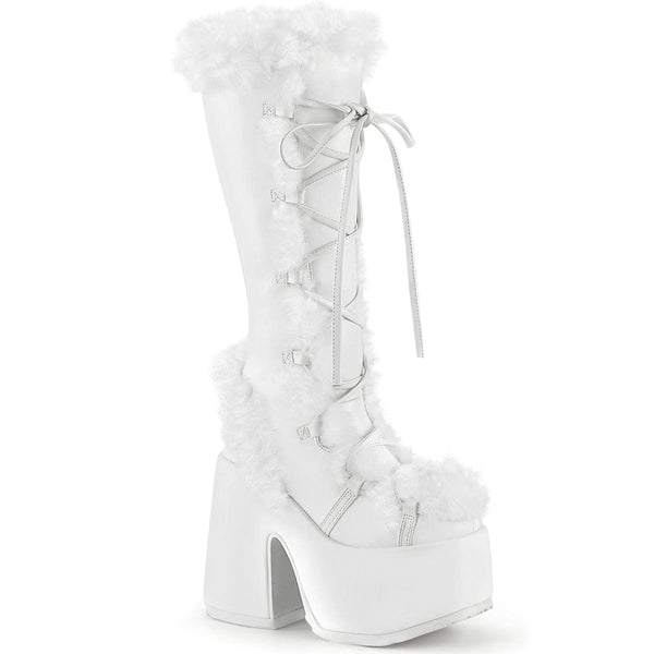 Fur boots white deals