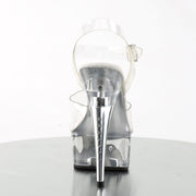 CAPTIVA-608 Clear/Clear Platform Sandal Pleaser US Size (Women's): 5