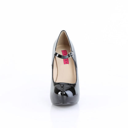 CHLOE-02 Black Patent Pleaser Pink Label