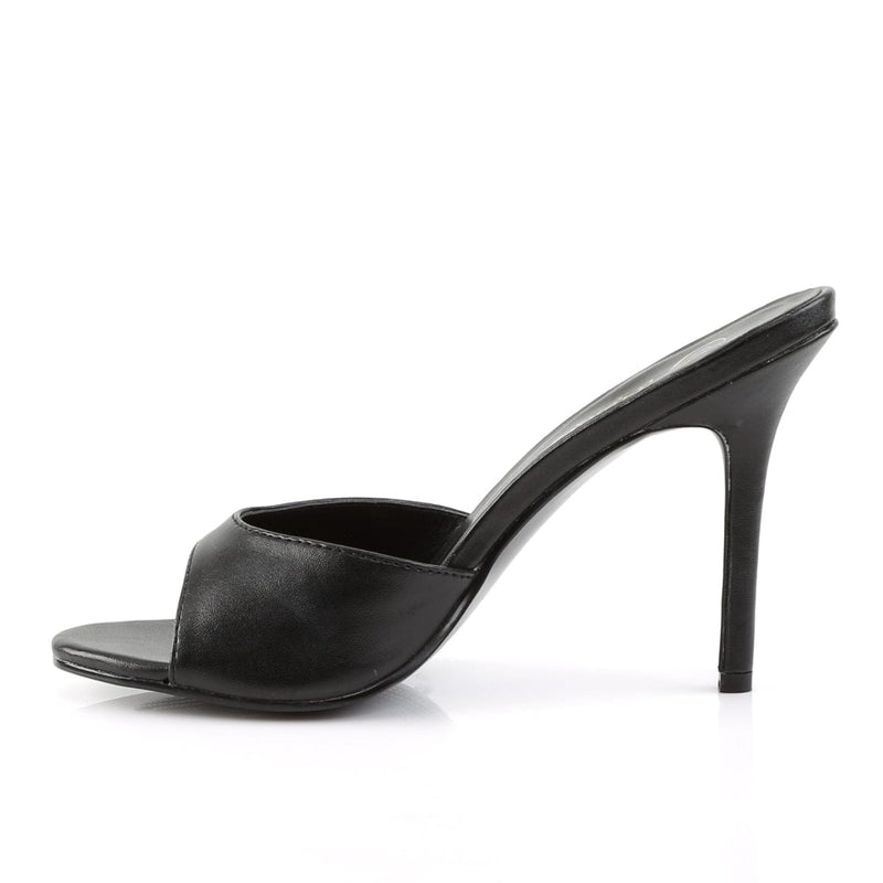 CLASSIQUE-01 Black Kid Pu Slide Pleaser US Size (Women's): 5