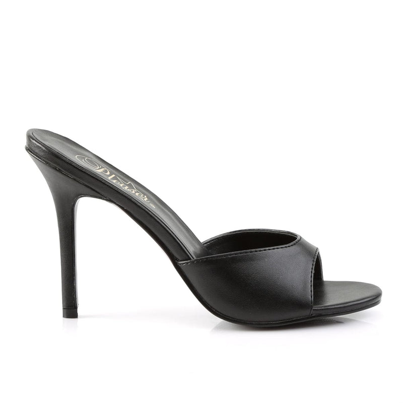 CLASSIQUE-01 Black Kid Pu Slide Pleaser US Size (Women's): 5