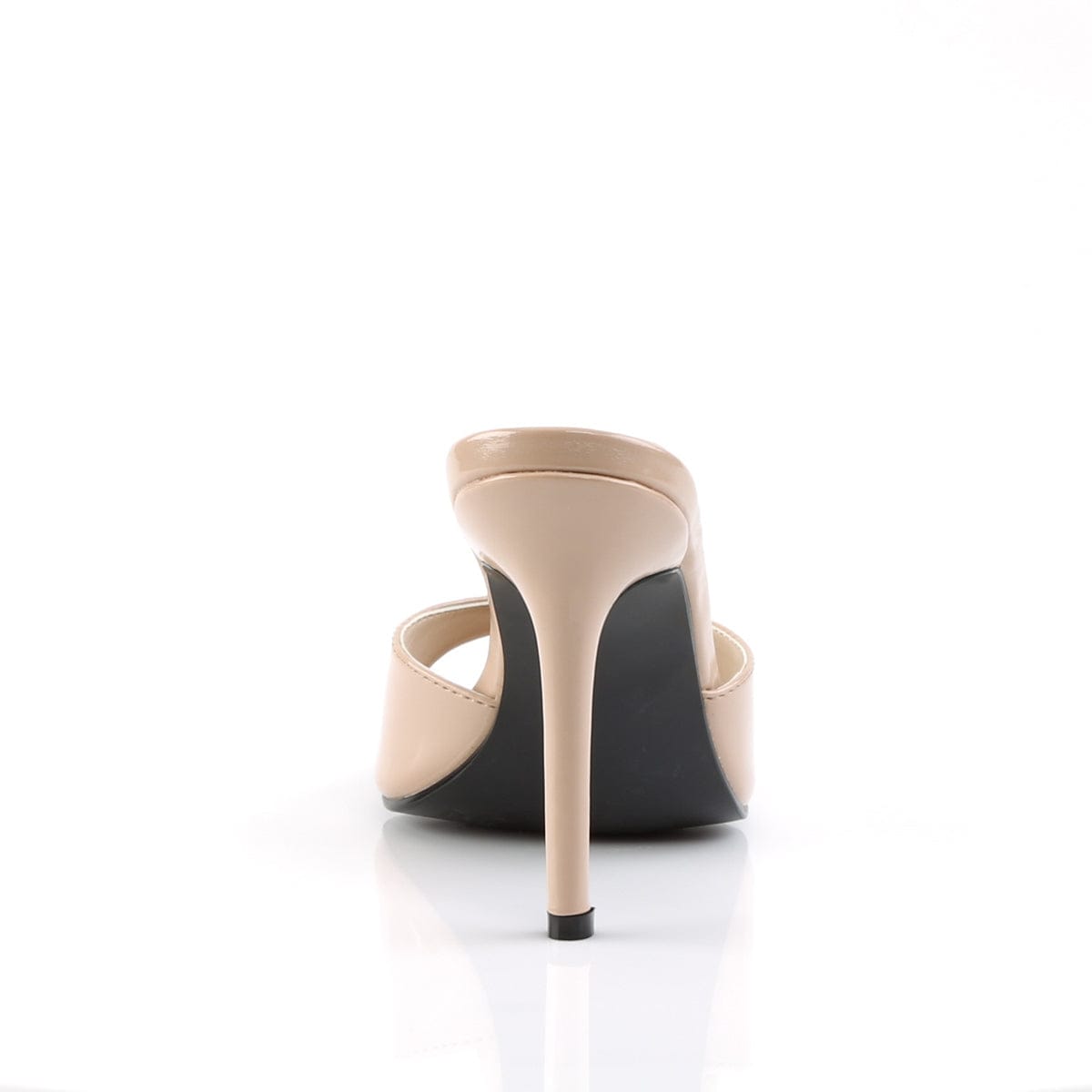 CLASSIQUE-01 Nude Patent Slide Pleaser US Size (Women's): 5