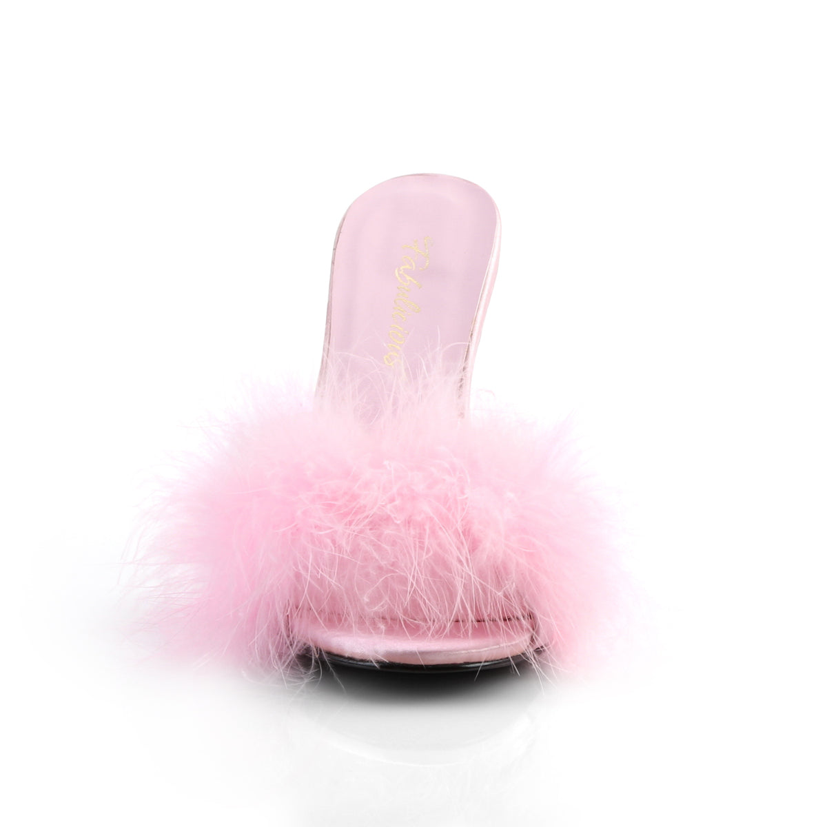 CLASSIQUE-01F Baby Pink Pu-Fur Fabulicious