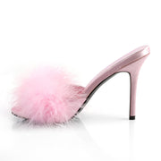 CLASSIQUE-01F Baby Pink Pu-Fur CURRENT Fabulicious US Size (Women's): 5