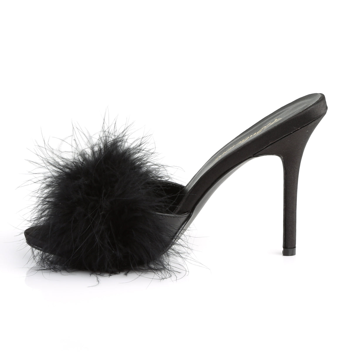 Buy Monrow Black LBB Fur Finesse Kitten Heels - Heels for Women 1858153 |  Myntra