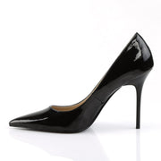 CLASSIQUE-20 Black Patent Pump Pleaser US Size (Women's): 5