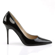 CLASSIQUE-20 Black Patent Pump Pleaser US Size (Women's): 5
