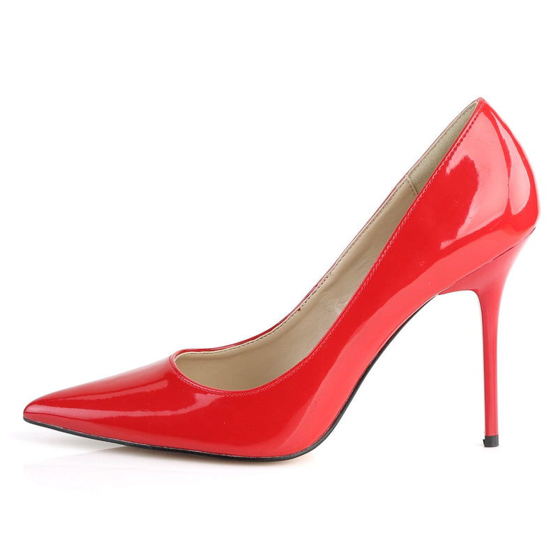CLASSIQUE-20 Red Patent Pump Pleaser US Size (Women's): 5
