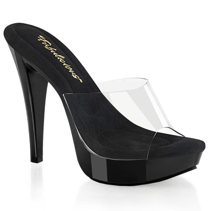 COCKTAIL-501 Clear/Black Fabulicious