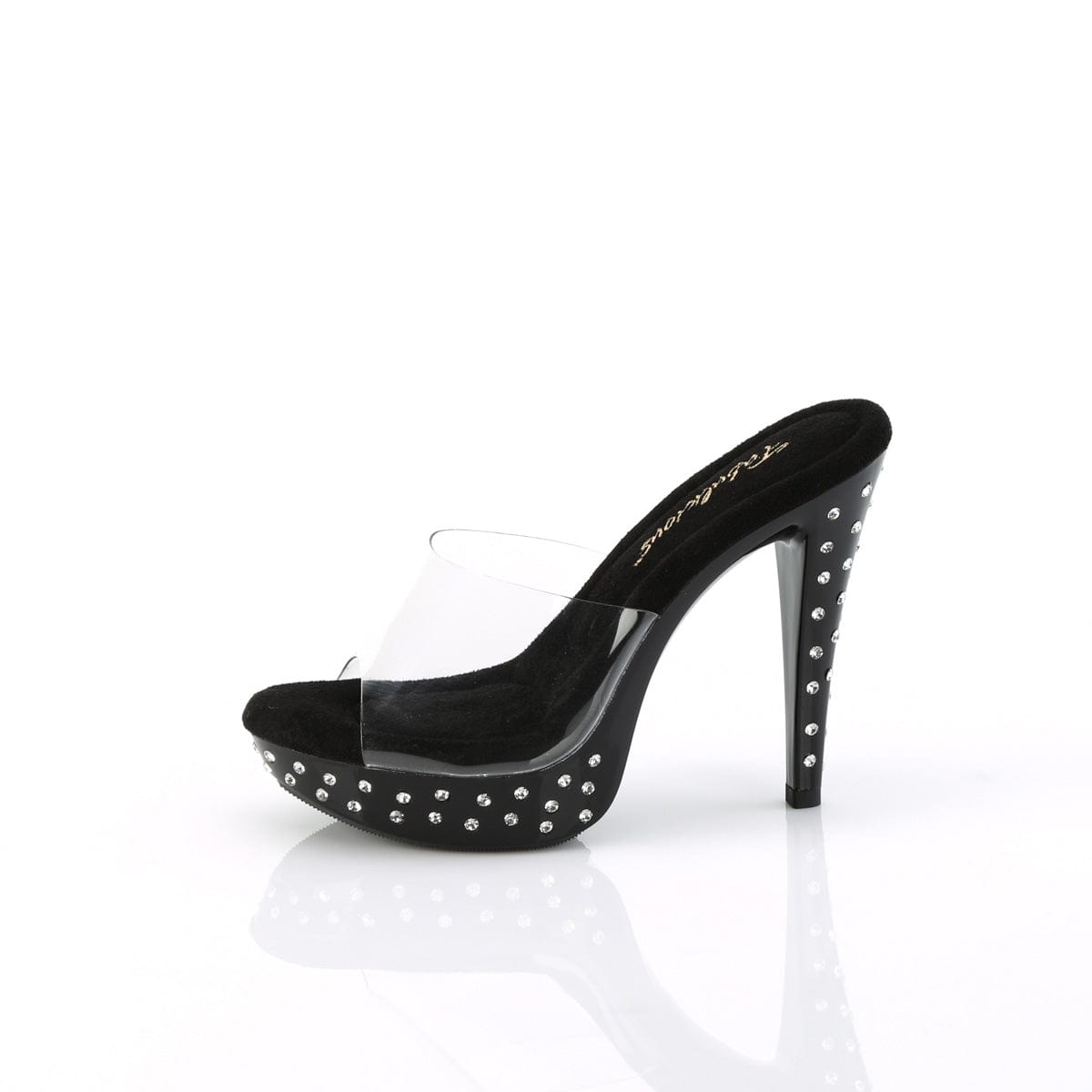COCKTAIL-501SDT Clear/Black CURRENT Fabulicious US Size (Women's): 5