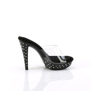 COCKTAIL-501SDT Clear/Black CURRENT Fabulicious US Size (Women's): 5