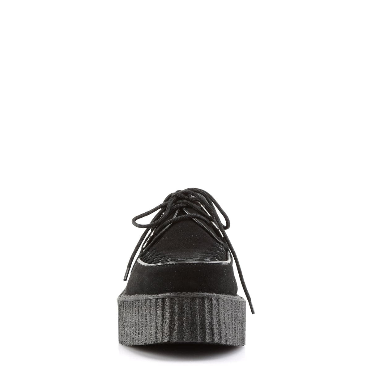 CREEPER-402S Black Suede Creeper Demonia US Size (Unisex/Men's): 4