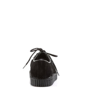 CREEPER-602S Black Suede Creeper Demonia US Size (Unisex/Men's): 4