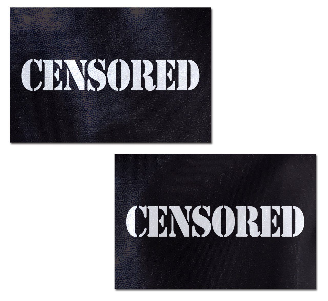 Censored: Black Censor Bar Nipple Pasties Pastease