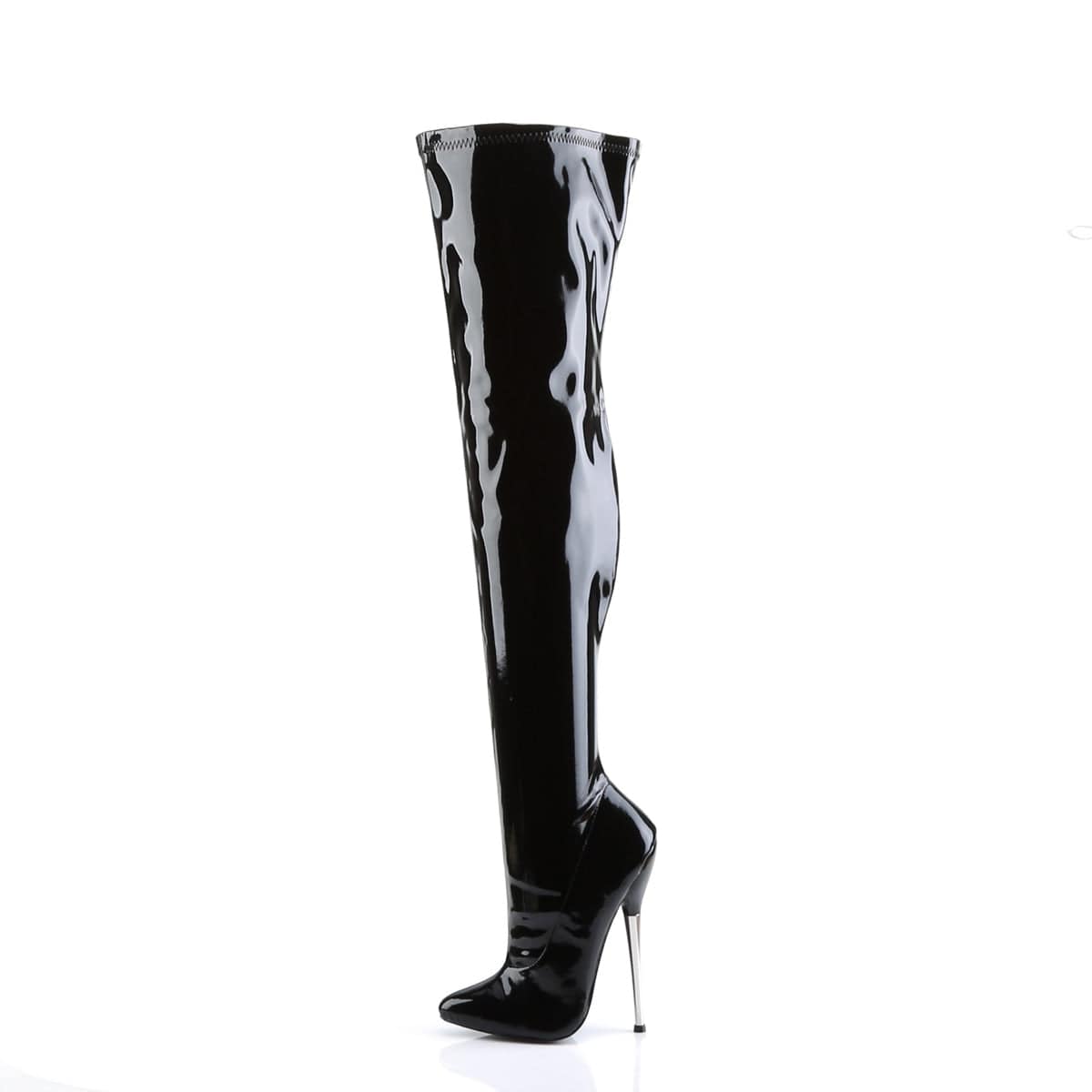 DAGGER-3000 Black Stretch Patent CURRENT Devious US Size (Women's): 5