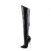 DAGGER-3060 Black Stretch Pu CURRENT Devious US Size (Women's): 5
