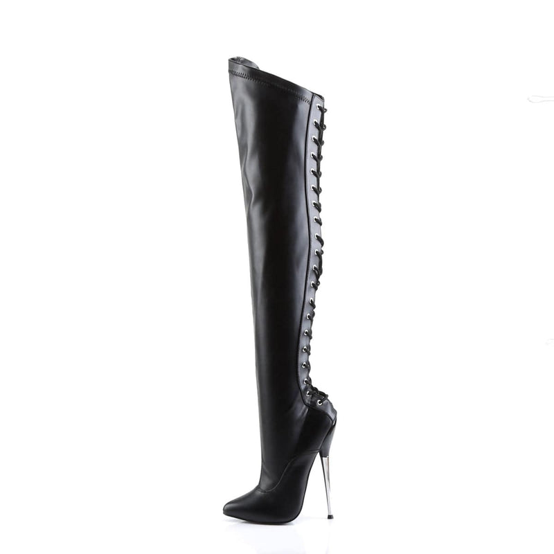 DAGGER-3060 Black Stretch Pu CURRENT Devious US Size (Women's): 5