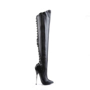 DAGGER-3060 Black Stretch Pu CURRENT Devious US Size (Women's): 5