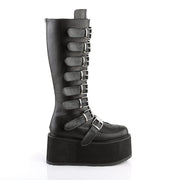 DAMNED-318 Black Vegan Leather Demonia US Size (Women's): 5