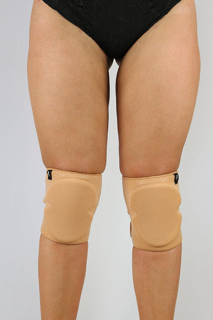 Velcro Grip Knee Pads - Nude