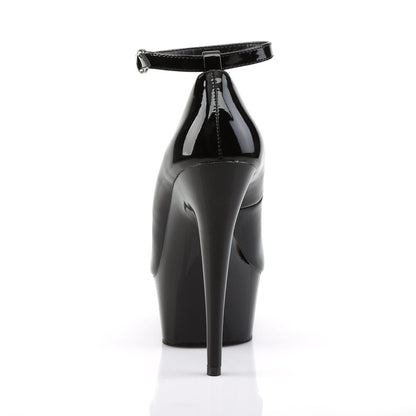 DELIGHT-686 Black Patent Pump Pleaser