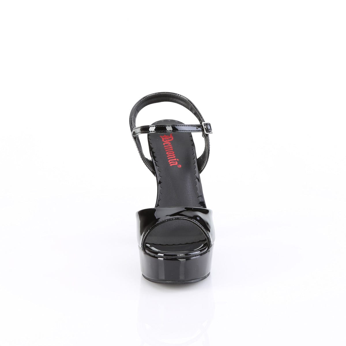 DOLLY-09 Black Patent Sandal Demonia