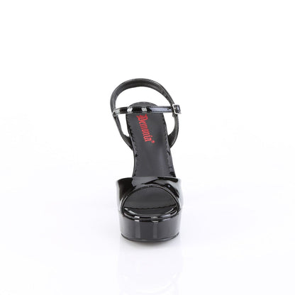 DOLLY-09 Black Patent Sandal Demonia
