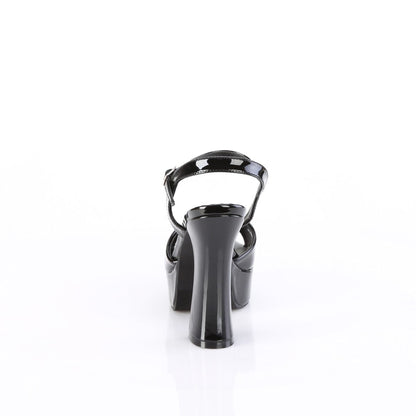 DOLLY-09 Black Patent Sandal Demonia