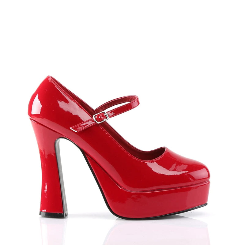DOLLY-50 Red Patent Mary Janes Demonia US Size (Women's): 6