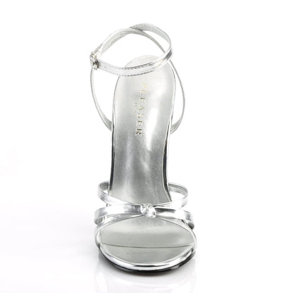 DOMINA-108 Silver Metallic Pu Devious