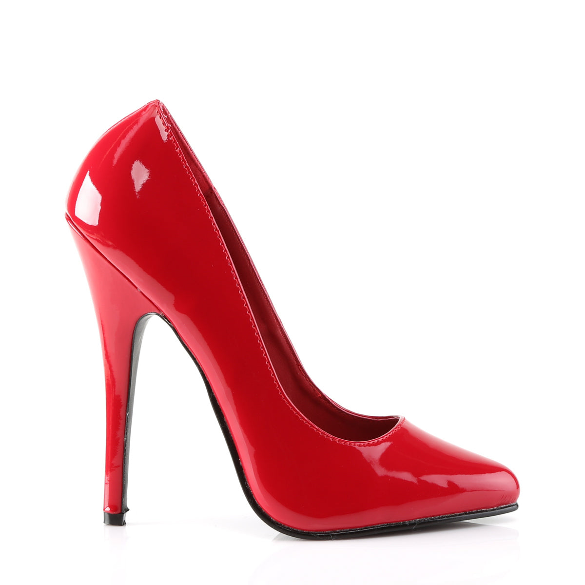 DOMINA-420 Red Patent Devious