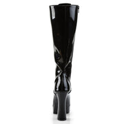 ELECTRA-2020 Black Patent Knee Boot Pleaser US Size (Women's): 6