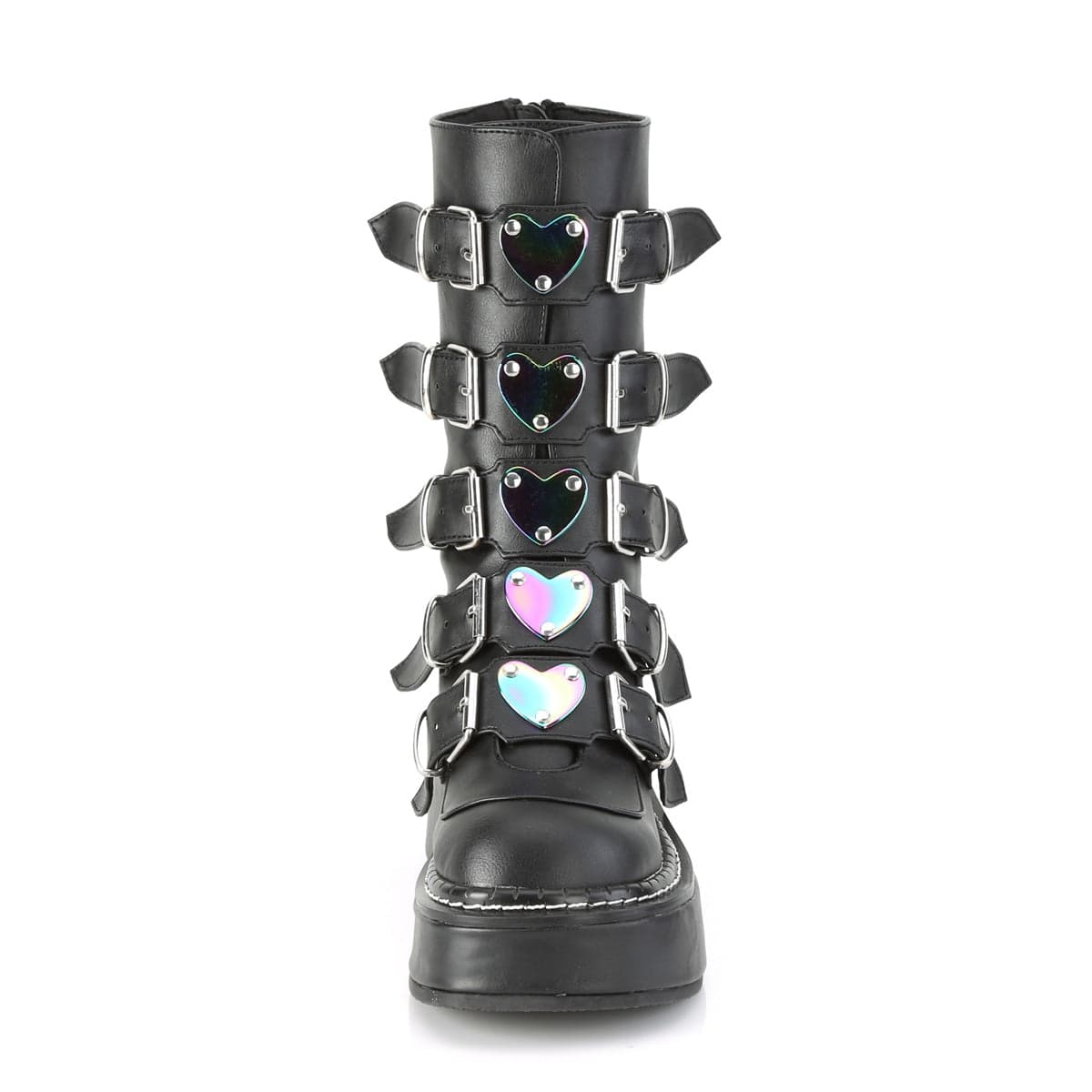 EMILY-330 Black Vegan Leather Demonia US Size (Women's): 6