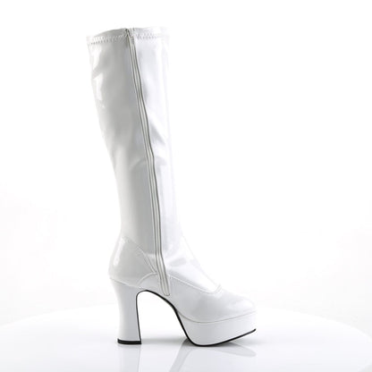 EXOTICA-2000 White Stretch Patent Funtasma