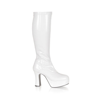 EXOTICA-2000 White Stretch Patent Funtasma