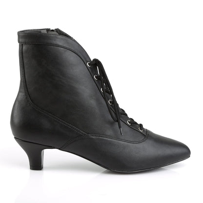 FAB-1005 Black Faux Leather Pleaser Pink Label