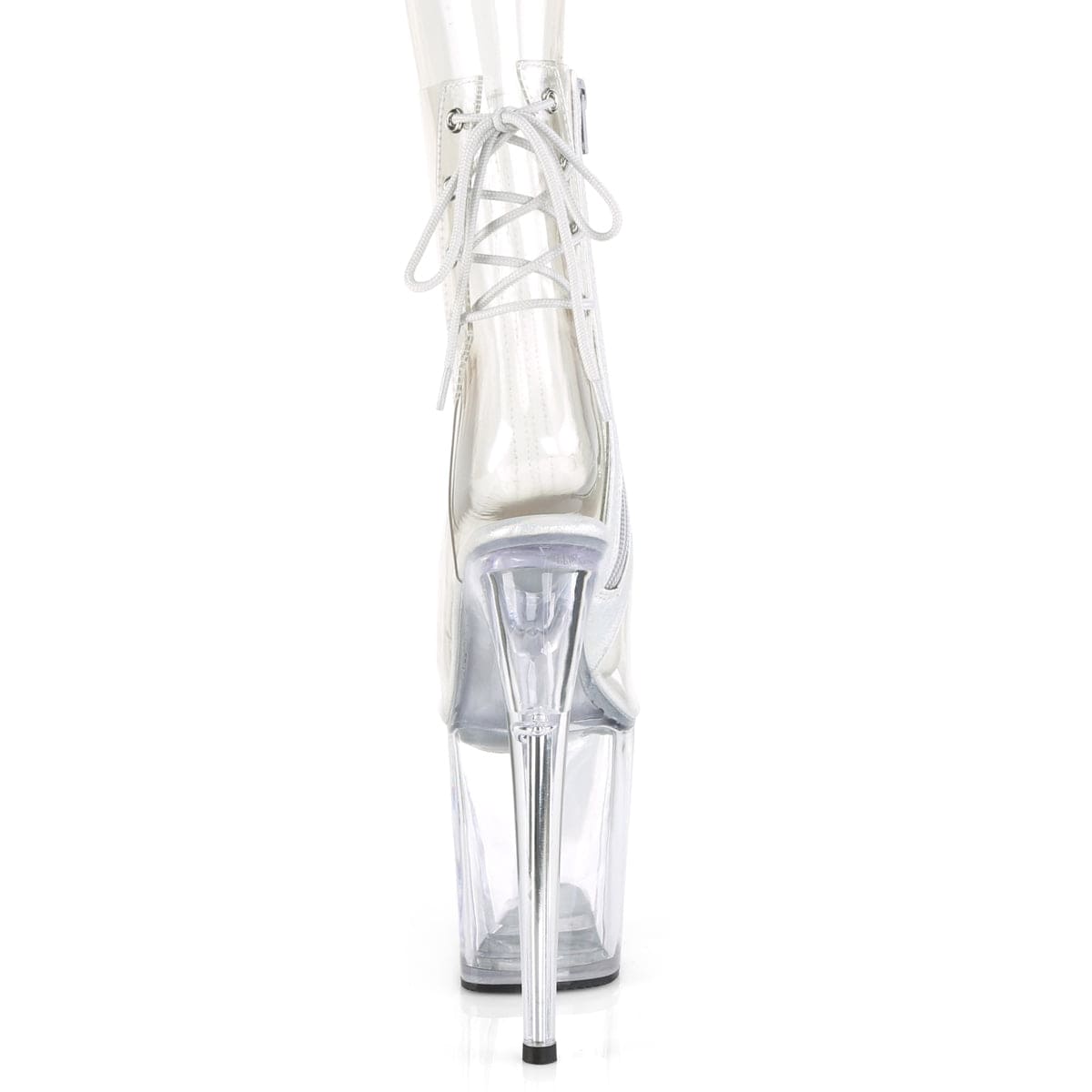 FLAMINGO-1018C Clear/Clear Ankle Boot Pleaser US Size (Women's): 5